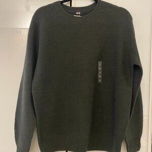 Forest Green Knit Uniqlo Sweater- Brand New